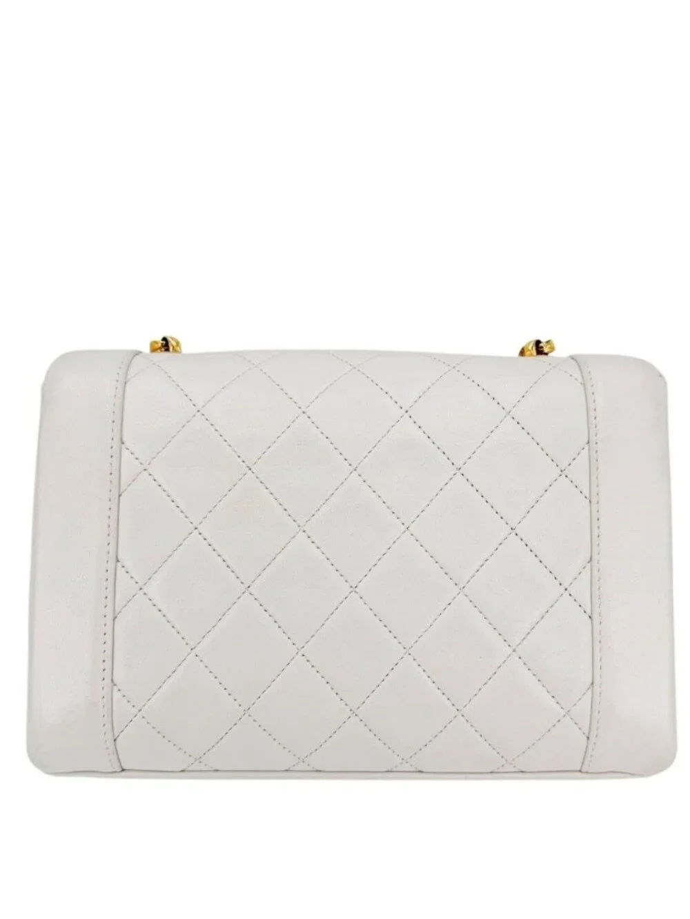Chanel Shoulder Bag Quilted Diana Chain CC Logo Crossbody Turnlock Lambskin